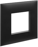 Рамка универсальная DKC Avanti 1-м. черный матовый картинка